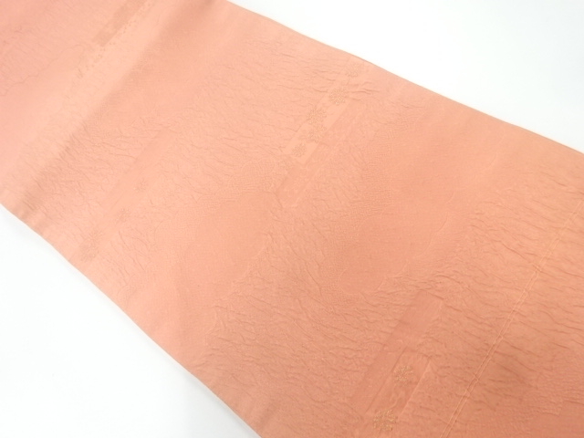 JAPANESE FUKURO OBI / MATELASSE / WOVEN FLOWER